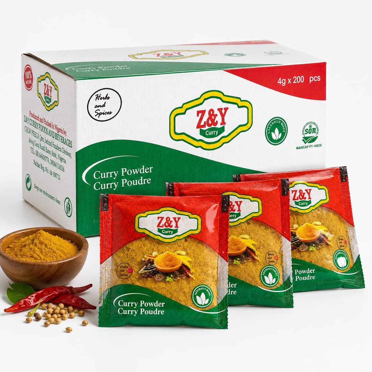 Z&Y Curry Sachet product image